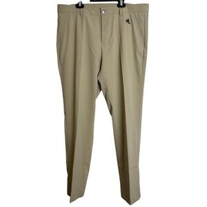 Adidas Golf Ultimate365 Tapered Pants Mens 38x29 Tan Khaki Performance‎ Trousers